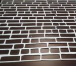 Трафарет для штукатурки Стара цегляна кладка, 1150х795 мм, ПВХ 5мм