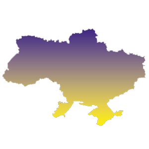 Трафарет для штукатурки карта Украины