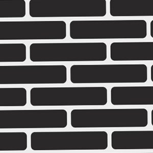Трафарет для штукатурки под кирпич Овал